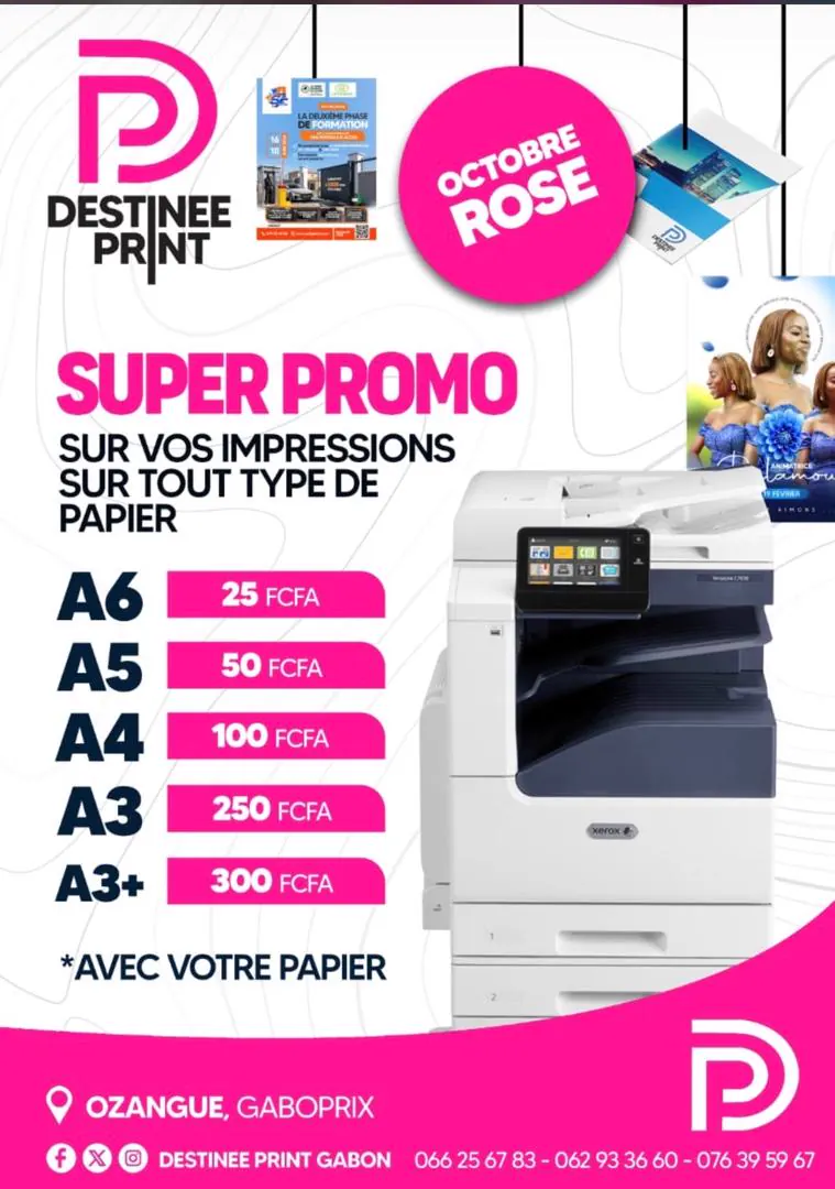 Visuel promotionnel Destinée Print pour Octobre Rose